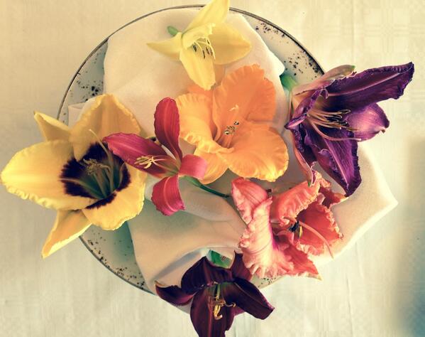 RestDeJong's tweet photo. Guess we are daylily kind of boys at Restaurant De Jong http://t.co/kYhjAbDswN