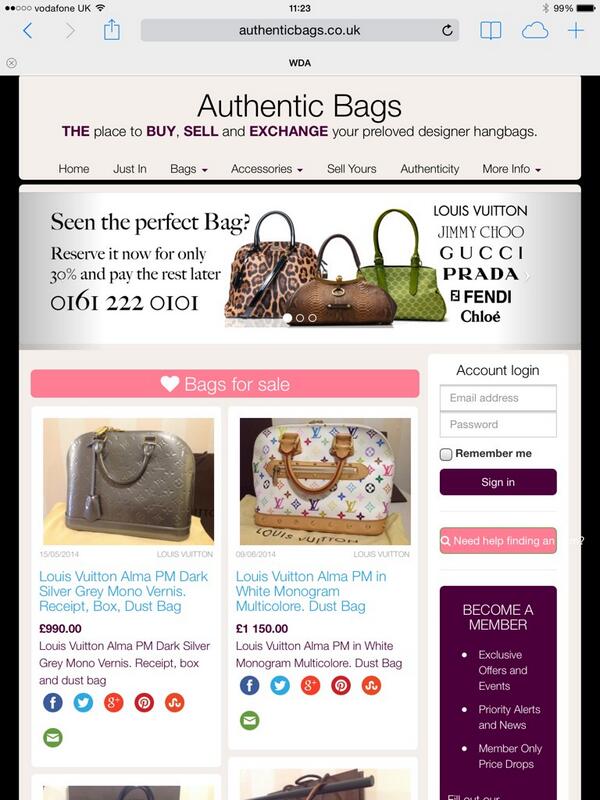New items being added to our website daily. authenticbags.co.uk
#louisvuitton #mulberry #prada #chanel #fendi