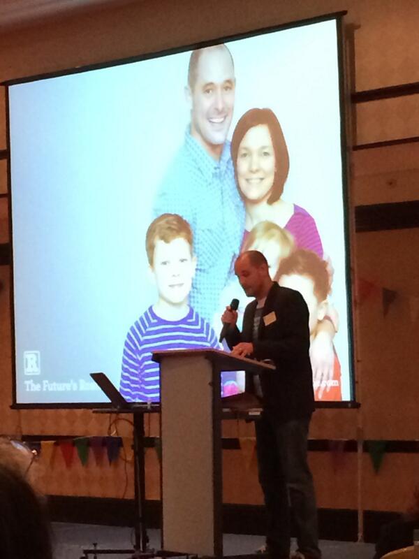 JanTregelles's tweet photo. Wonderfully moving talk by Tom about his family and Rosie. thank you for sharing this. #yourmencap @FutureRosie http://t.co/VGxqPJlZQz