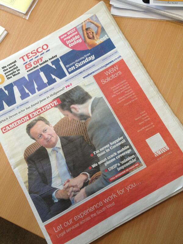 WBWSolicitors's tweet photo. Fab front page last Sunday in the WMN! http://t.co/F5Mx0bpCjX