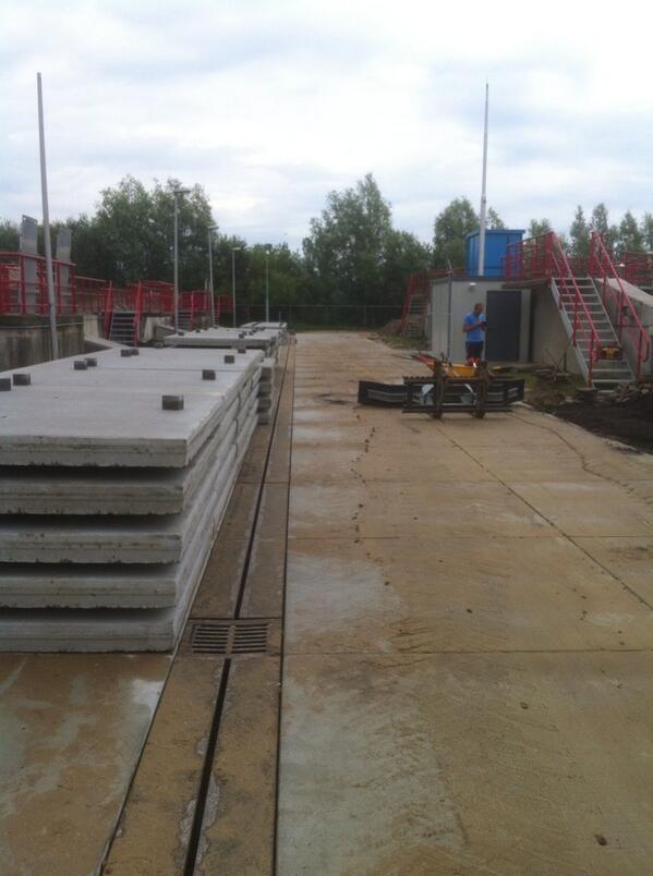 _Stelcon_'s tweet image. RWZI te Amsterdam wordt voorzien van #@_Stelcon_  S-platen met dank aan #@Germieco