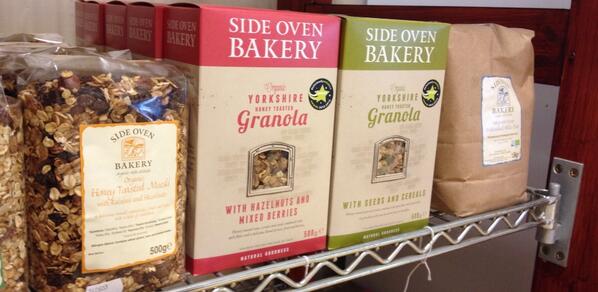 BillysHill's tweet photo. Side oven organic flours, granola and muesli hand baked in Yorkshire available now http://t.co/ARslENXxDw