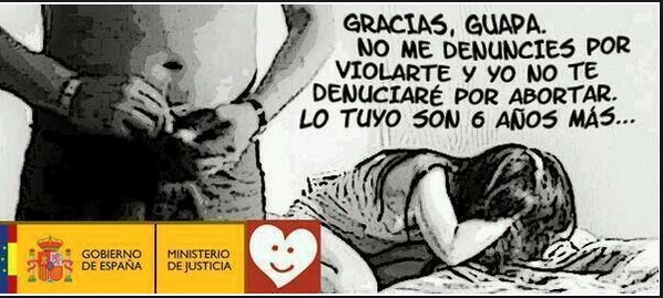 PodemosToledo's tweet photo. #ParemosLeyGallardon o el Ministerio de Justicia se convertirá en esto.NO al abuso sexual impune!! Dimisión Gallardón http://t.co/68e2yKbccx