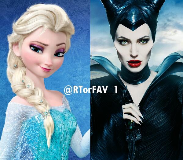 RTorFAV_1's tweet photo. REQUESTED
RT for Elsa 
FAV for Maleficent http://t.co/MyzMbXdhLz