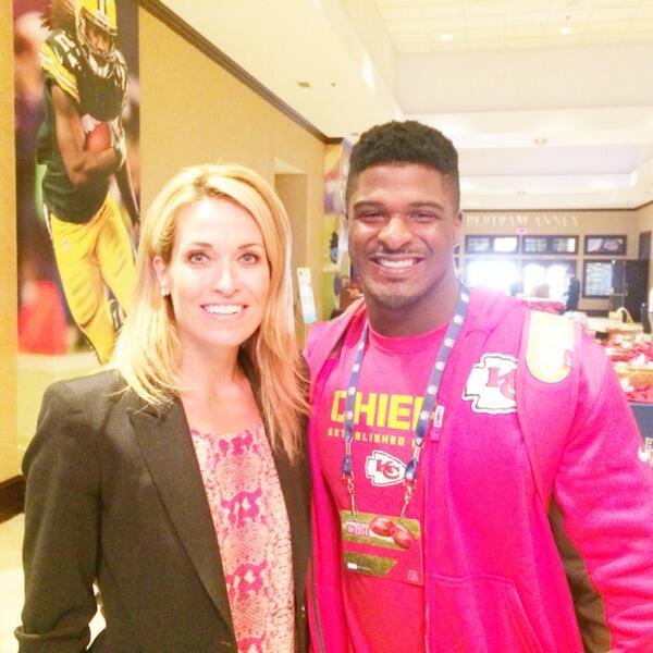 Somebody's got a colorful personality! Chiefs fans are going to enjoy it. With <a href="/dee_ford_/">D</a> at the rookie symposium