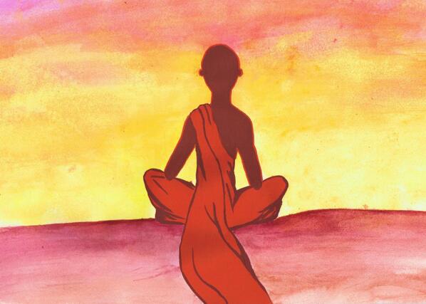 XyZebreGeneve's tweet photo. Et voilà les vacances ! Un peu de Zen afin de se ressourcer par Aline, gouache. http://t.co/r0pLKB7V6n