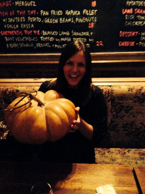 UnionBrunswick's tweet photo. Pumpkin raffle winner! http://t.co/O2tJUBkVaq