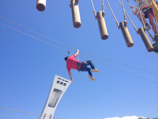 CBC Montreal SportsUnit (<a href="/DGelevan/">Douglas Gelevan</a> &amp; @AndieCBC) take on urban acrobatics at <a href="/parcexalto/">Parc Exalto</a> AUDIO:soundcloud.com/cbc-quebec/cbc…