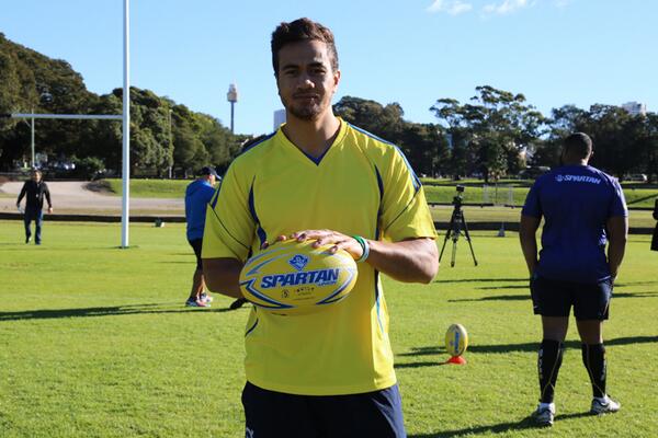 SpartanSportsAU's tweet image. Behind the scenes at #MoveOverCancer #rugby film shoot for @CancerCouncil  with @p_betham