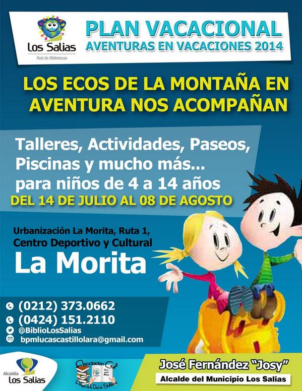 BiblioLosSalias's tweet photo. La emoción del reencuentro con con el saber y la diversión.  Inf. 3730662 Inscripciones Abiertas #TodoPorSanAntonio http://t.co/jZvQf1IQtj