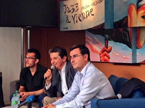 Point presse lancement du festival @SKochoyan @Thierry_Kovacs @RhinoJazz