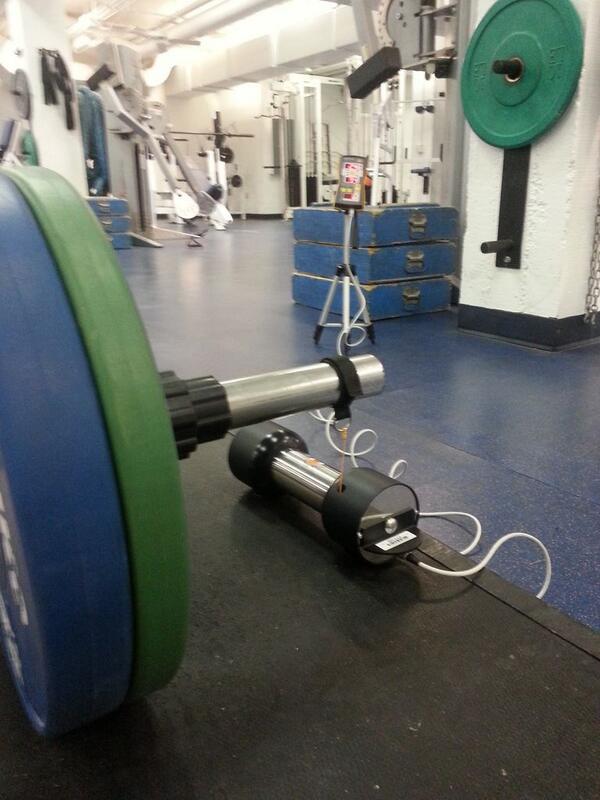 Mtgilligan's tweet image. New toys in the weightroom #barspeed