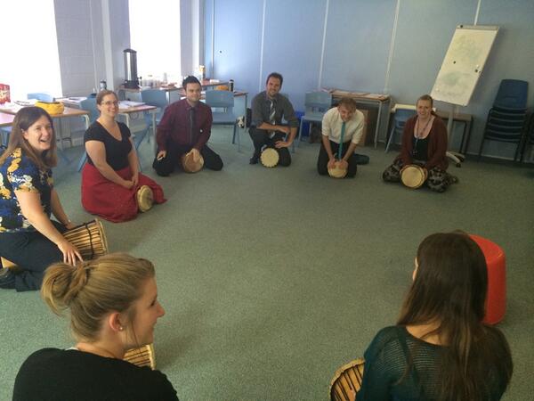 amyroadhouse_'s tweet photo. Making music on our last training day as the very first @EBSchoolDirect family. It's been a blast! #SchoolDirect http://t.co/DXAh5K32y4