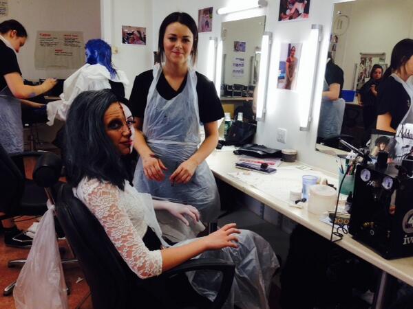 TheSpaTraining's tweet image. In House Make-up competition taking place here at #TheSpa #BarnetSouthgateCollege Come down at 3.45pm Catwalk Show!