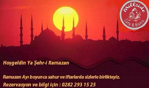 Millsidecafe's tweet photo. Ramazan Ayı boyunca sahurda ve iftarda sizlerleyiz. Bilgi ve rezervasyon : 0282 293 15 25 @Millsidecafe http://t.co/f5V5AMGH2C