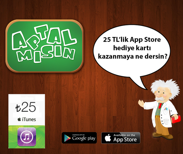 Aptal mısın?"ın tam sürümünü kazanıp, 20 bölüm daha oynamak ister misin? on.fb.me/1wGi6Xj