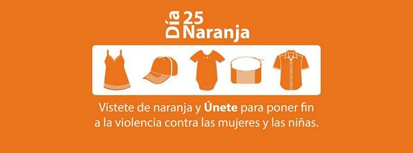 RadioIEGY's tweet photo. Vístete de naranja y Únete para poner fin a la violencia contra las mujeres y las niñas #DíaNaranja http://t.co/0u7bJTqOwf