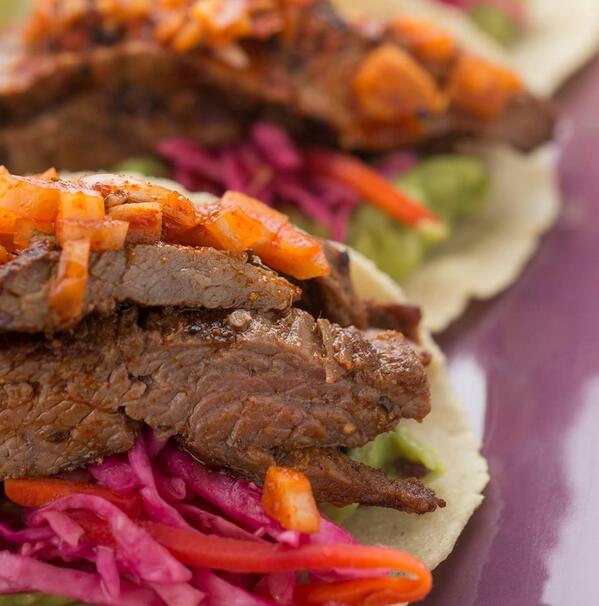 MXCOnyc's tweet photo. Kick off your Friday with our mouthwatering pomegranate glazed skirt steak tacos &amp; a margarita! #nyc http://t.co/kzpUrKGJdU