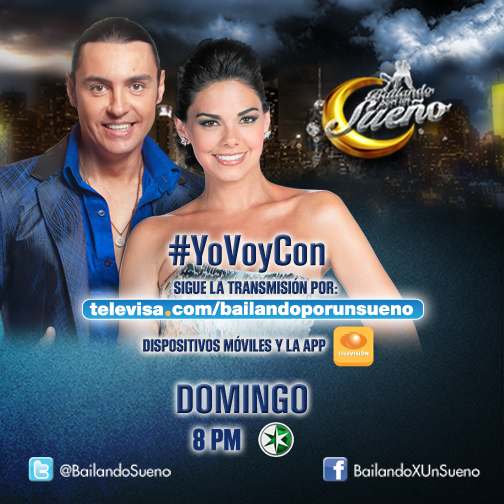 BailandoSueno's tweet photo. .@Victorlatin77 y @LiviaBritoP te esperan este domingo en la semifinal de #BailandoPorUnSueño, ¡Estará Buenísimo¡ http://t.co/wbLiaIMHih