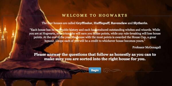 YeahRemember's tweet image. Remember the mini heart attack you got when you were about to get sorted on pottermore