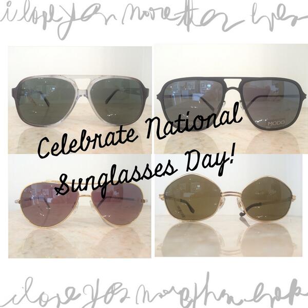 We're wearing our sunglasses. You?#NationalSunglassesDay #sunglasses