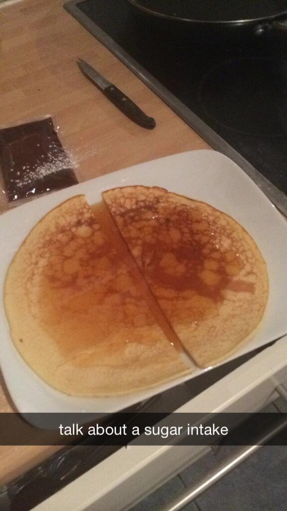 mmm pancakes from earlier 😏 #Americanrecipe