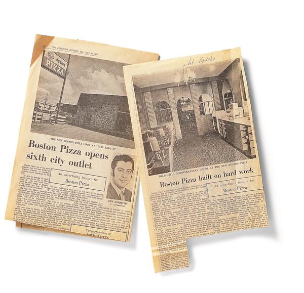 JTreliving's tweet photo. Neat find. Our team at @bostonpizza has come a long way in 50 years. Article from 1970.... http://t.co/jC2uLBagWT