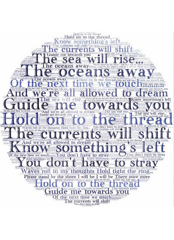 RT <a href="/TheMisterBenn/">Mister Benn</a>: Oceans by Pearl Jam. Lyrics as a Circle.
misterbenn.co.uk
<a href="/PearlJamOnLine/">pearljamonline | archived account</a> <a href="/PearlJamCOL/">Pearl Jam Colombia</a>