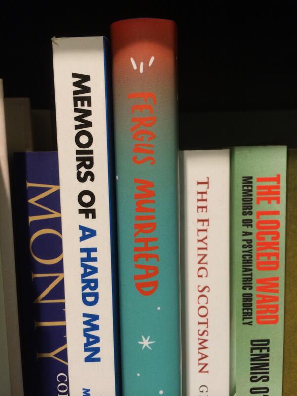 fergusmuirhead's tweet photo. I love seeing @apiperstale on sale in Waterstones. Not sure how I fit in as a flying psychiatric Scottish hard man! http://t.co/eFBqHFEFSN