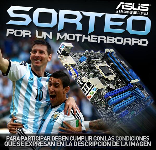 ASUSArgentina's tweet image. Retweet en la imagen para participar!!