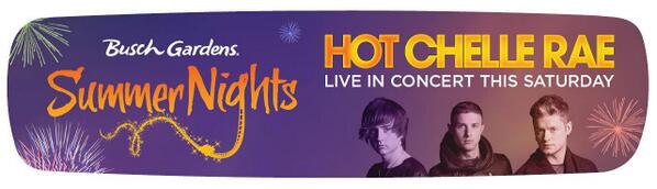 HotChelleRae's tweet photo. It's on this weekend! @BuschGardens in Tampa we're kickin off #SummerNights!!! Tix available http://t.co/ic0dVAQ0X0 http://t.co/HkIJNZsrmp