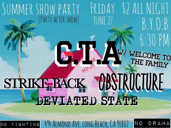 TODAY IN LONG BEACH COME CHILL WITH US AND PLAY SOME BEER PONG AFTER