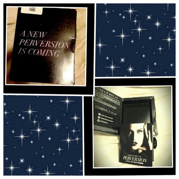 JenicaLane's tweet image. Just got this in the mail! @UrbanDecay I plan on playing with this now! #biggerblackerbadderlashes #perversionsample