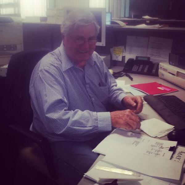 After 46 years of incredible service, today is Frank's last day. We will miss you!