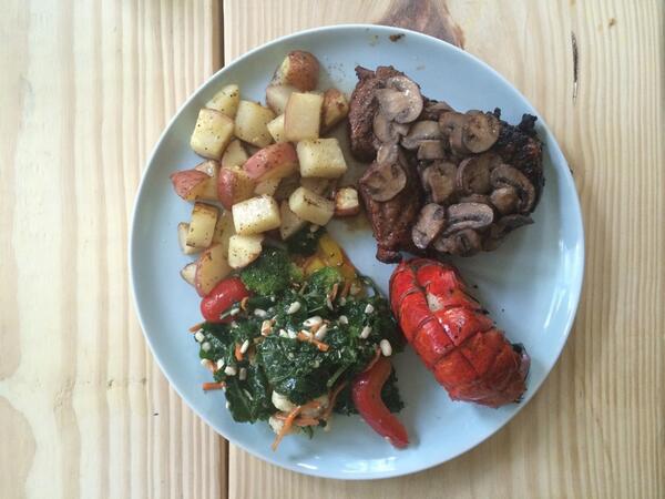 surf and turf #besthusbandever