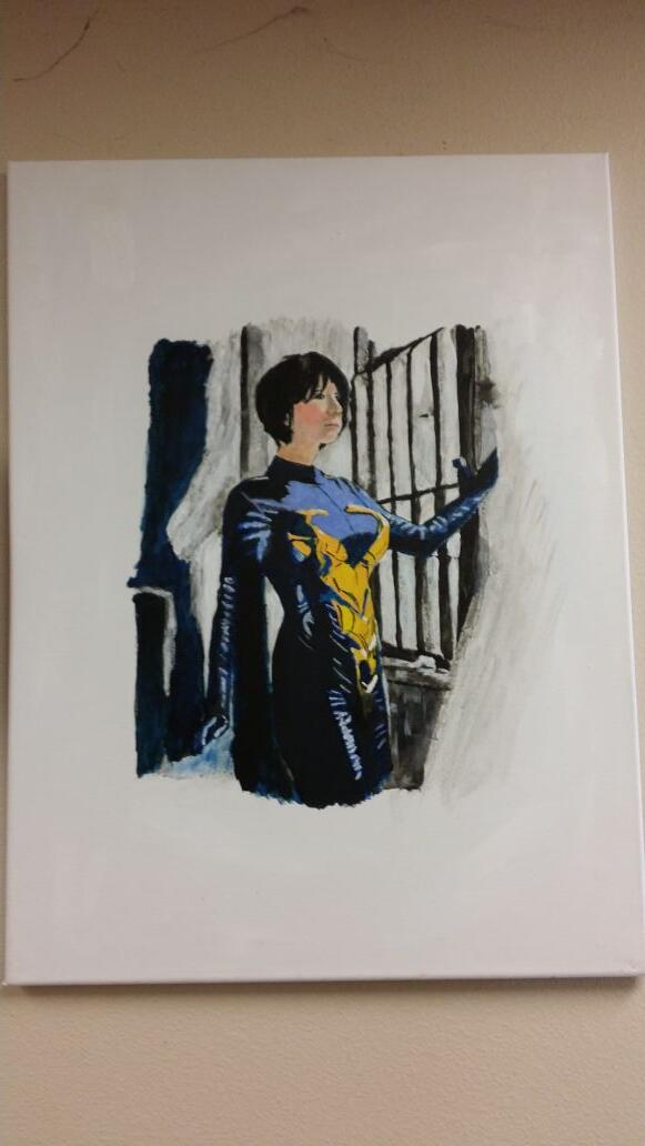 Treb's tweet photo. @Ridd1e my dad just finished another painting from one of your photos. He hopes you like how it turned out. http://t.co/DbnAMBRDhW