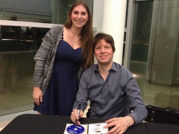 ZGalasso's tweet photo. TBF One of my fav days yet.. Meeting my all time favorite violinist, Joshua Bell! http://t.co/qmdzfvngUV