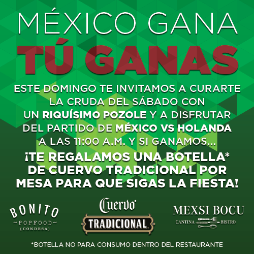 ¡VAMOS A APOYAR A NUESTRA SELECCIÓN! Reservaciones a los teléfonos #MexsiBocuRoma 30994920 #MexsiBocuPolanco 52801114