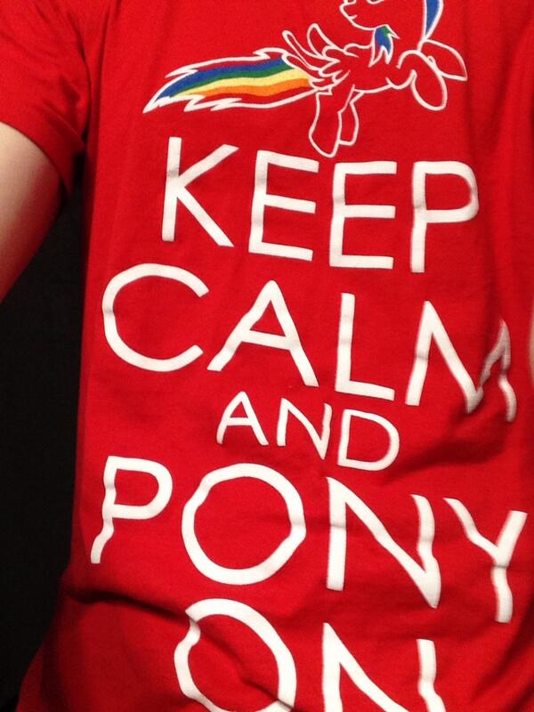 PockyCatgirl's tweet image. Attention bronies! Keep calm… #brony #selfie