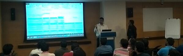 banerjeeamit's tweet image. @vinodk_sql talking abut the productivity features in #Excel #SQLBangUG