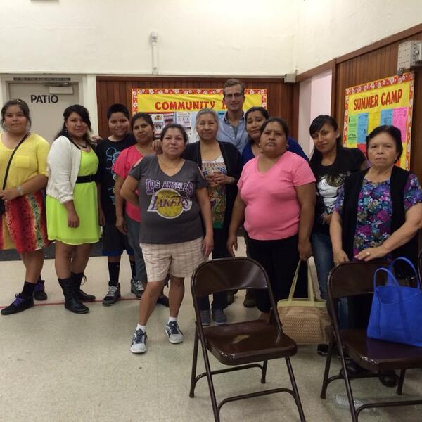 Cypress Park Mama's Table and me enjoying SNL at Cypress Parks. They are a great group of community leaders!