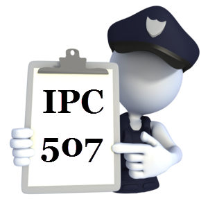 IndianPenal's tweet photo. #IPC 507 http://t.co/D0VjrDcLbr http://t.co/9tsbZIEvlj