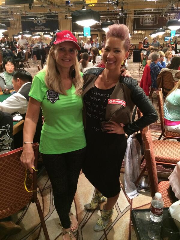 Ebony_Kenney's tweet image. Florida reunited! @marshawolak &amp;amp; I during @wsop ladies event! ☺️☺️ #poker #pokerlife #WSOP2014