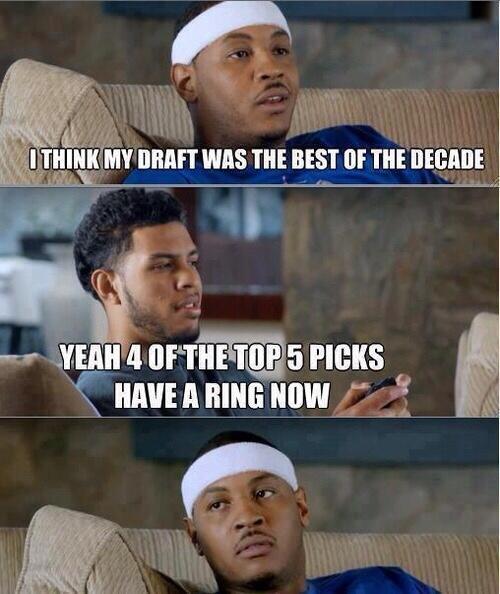 NBAMemeTeam's tweet photo. Melo Be Like... http://t.co/pSPpVL6VC0
