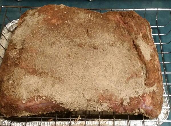 CinciChef's tweet photo. Getting ready to put the brisket on! http://t.co/KcZCUWkrgO