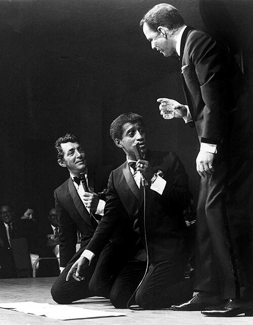 Amazing Historical Photo of Dean Martin with Sammy Davis Jr. in 1963 