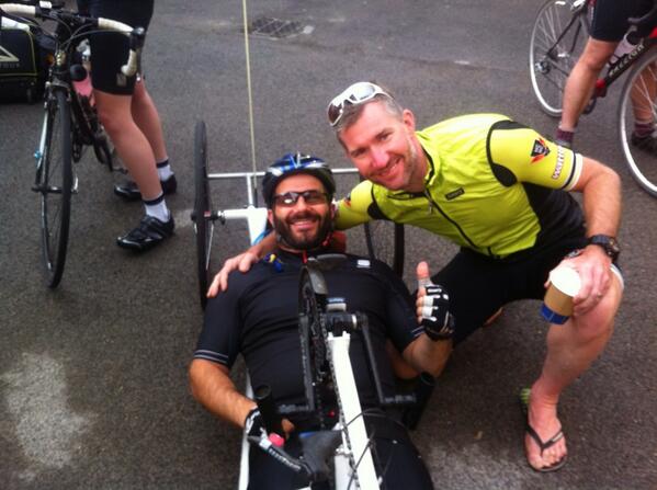 Spinalcharity's tweet photo. @david_j_bryant with Alan #braveface http://t.co/zCs4V0JTTo