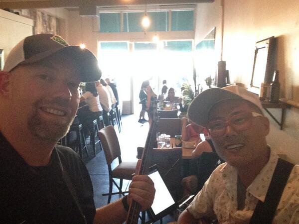 bridgelessNW's tweet photo. Just Mike (L) and Andy (R) out at 503 Uncorked. Great wine bar in old town Sherwood. Rest of the guys were off. http://t.co/ca7e04QueN