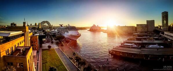sydney_sider's tweet photo. It's the Quay to our heart. Incredible capture of Circular Quay by Rob Kaley #ilovesydney http://t.co/OtyEzcr1CK