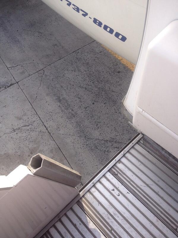 CharlieHoare's tweet photo. @TurkishAirlines lucky no one fell off your staircase in Istanbul. Flight 346 on 26th June http://t.co/FdNzuxThvL